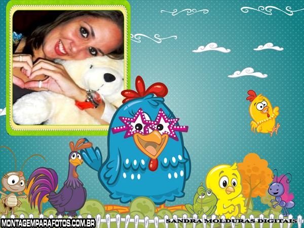 Galinha Pintadinha de Ocúlos | Montagem para Fotos Galinha Pintadinha de Ocúlos | Montagem para Fotos