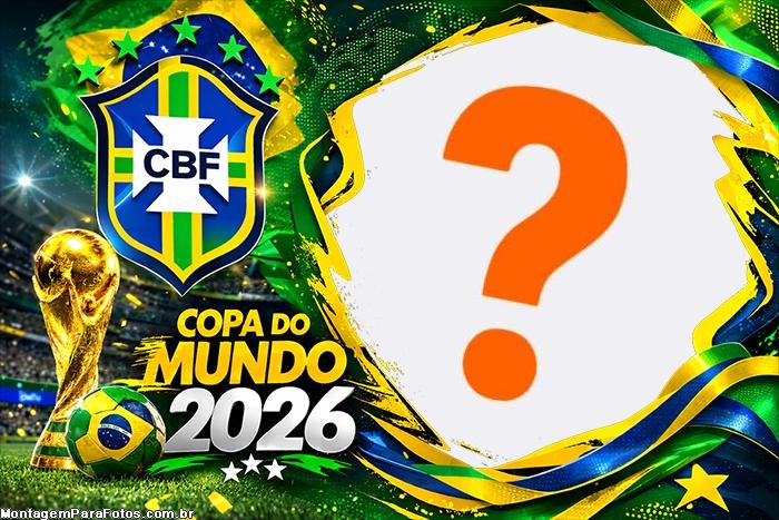 Fotocolagem Copa do Mundo 2026