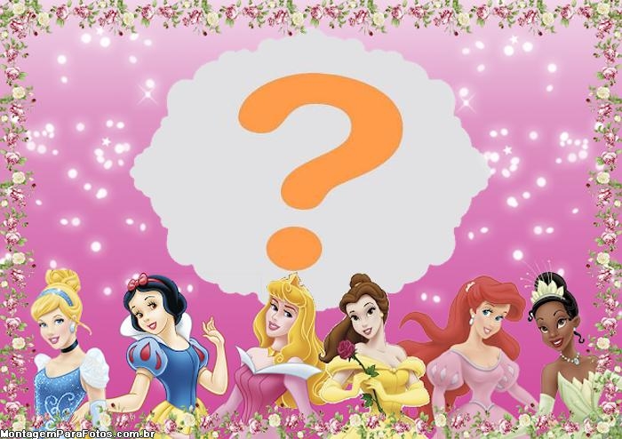 Princesas Disney Montagem de Foto