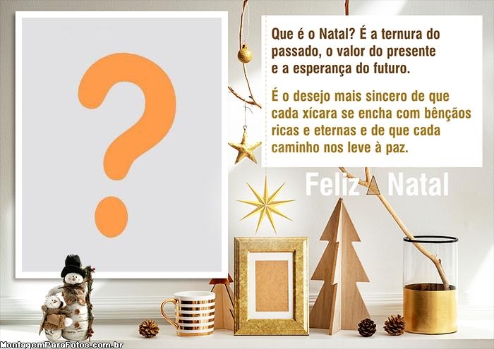 Moldura Feliz Natal Poema Montar e Imprimir