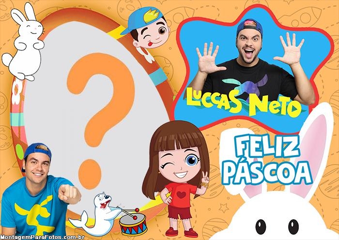 Luccas Neto Feliz Páscoa Montagem Infantil