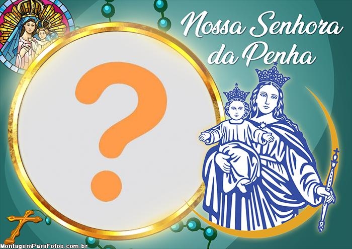 Nossa Senhora da Penha Colagem de Foto Grátis