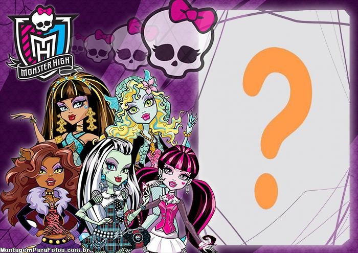 Moldura de Foto Monster High