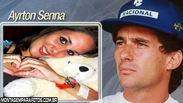 Moldura Ayrton Senna Foto
