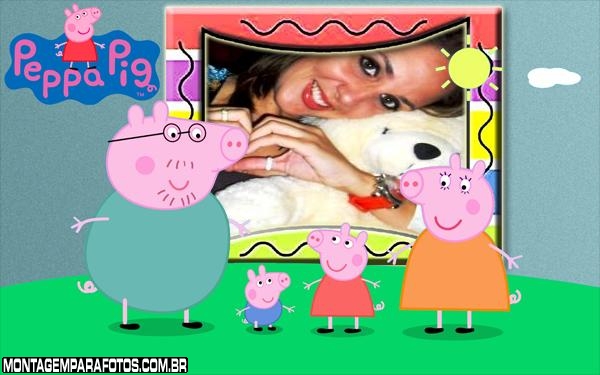 Moldura Peppa Pig