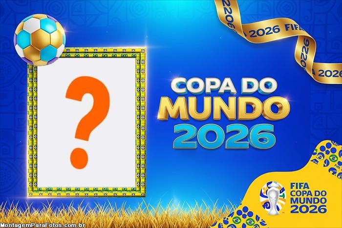 Montagem de foto 2026 Copa do Mundo Brasil
