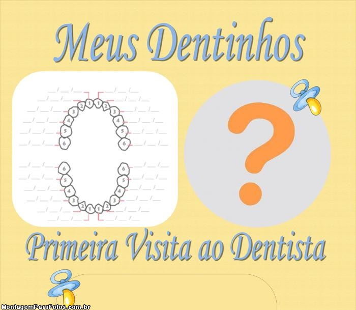 Moldura Meus Dentinhos Meninos