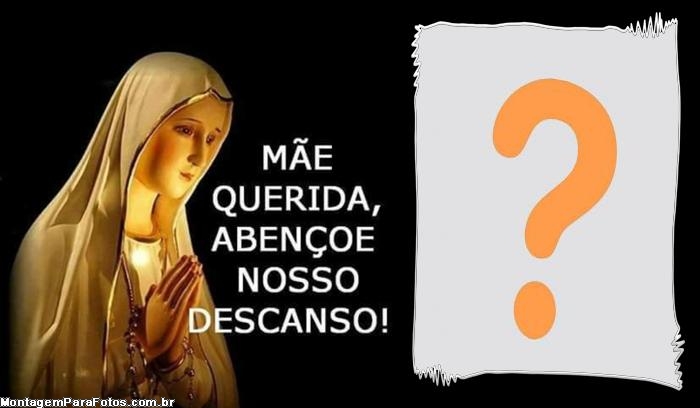 Mãe Querida Abençoe Moldura