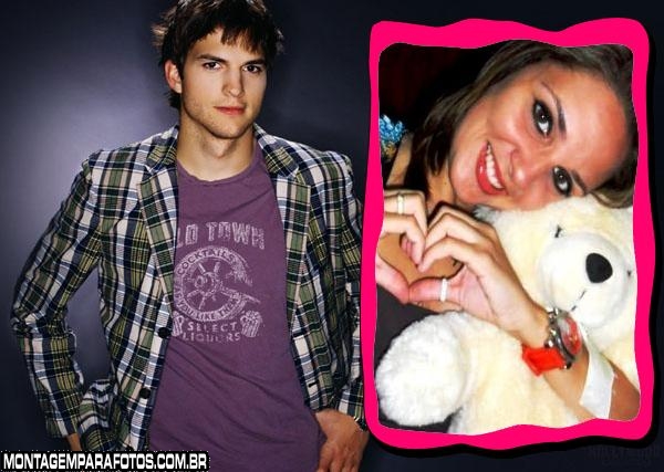 Moldura Ashton Kutcher