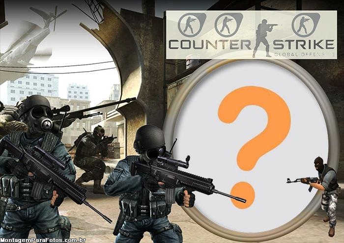 Counter Strike Editar Online Moldura