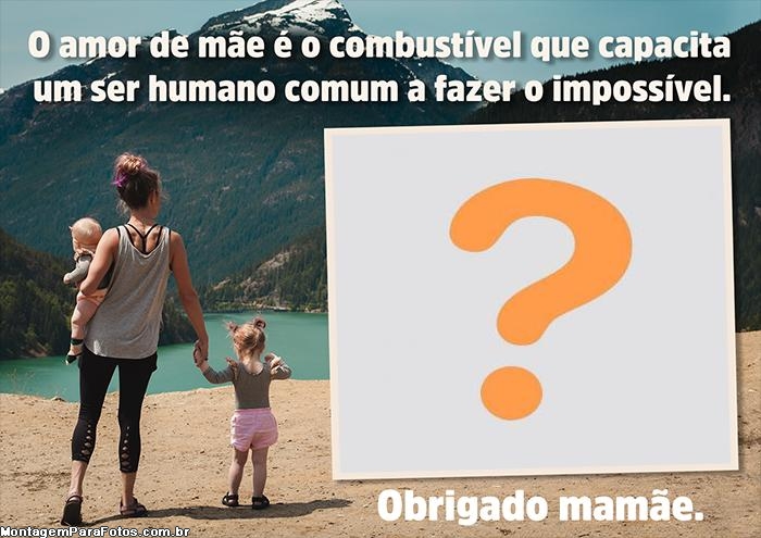 Frases Dia das Mães Foto Montagem Grátis