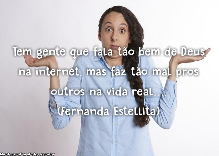 Tem gente que fala tão bem de Deus