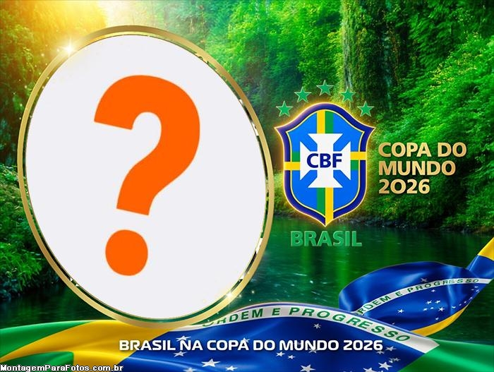 Brasil na Copa do Mundo 2026 foto colagem