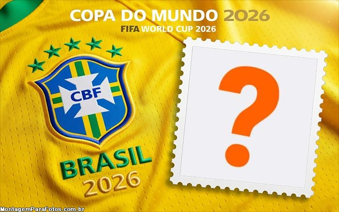 CBF Bordado Brasil 2026 Copa do Mundo