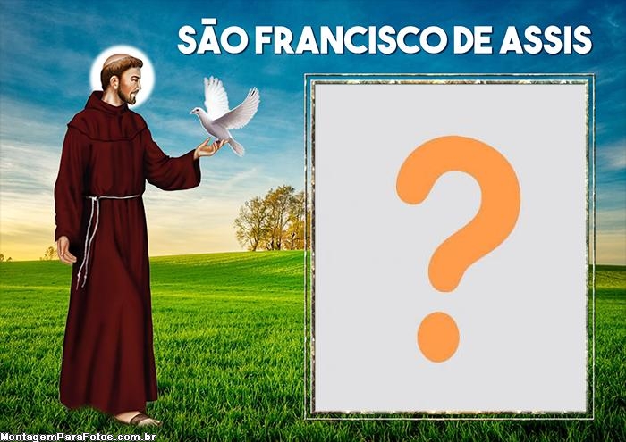 São Francisco de Assis Colar Foto e Imprimir