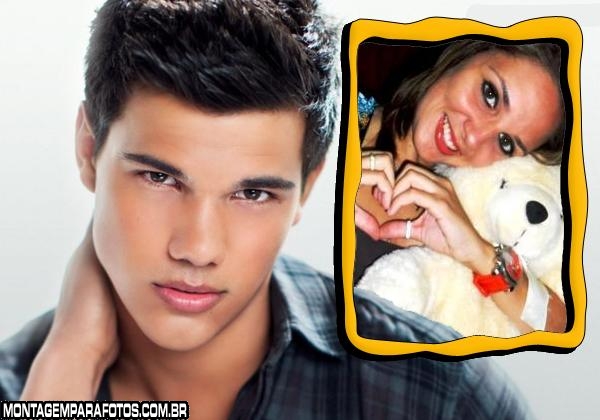 Moldura Taylor Lautner