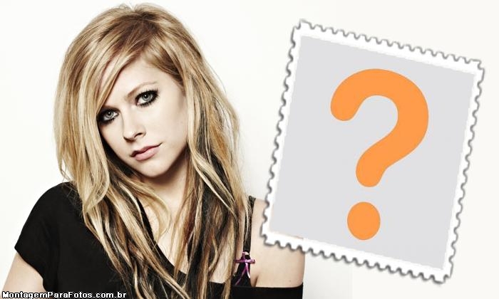 Avril Lavigne Foto Montagem