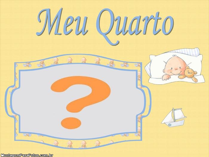 Moldura Meu Quarto de Menino