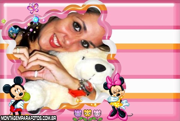 Minnie e Mickey Moldura para Fotos