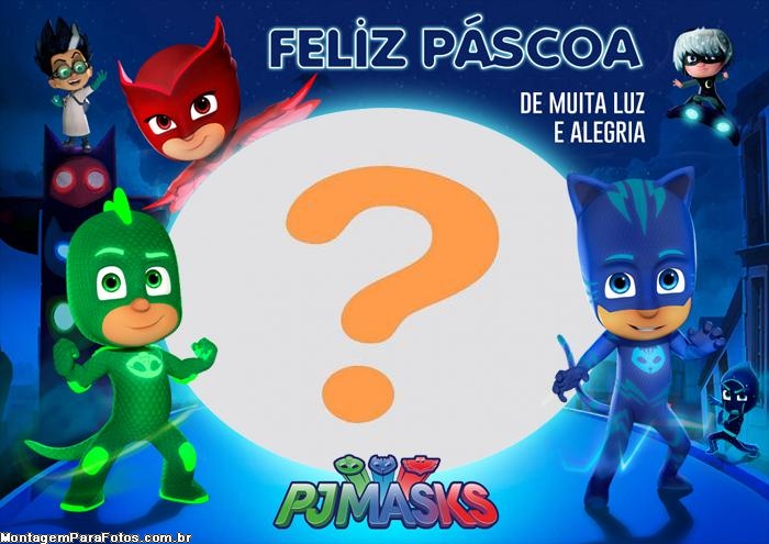 Páscoa Pj Masks Montagem de Foto