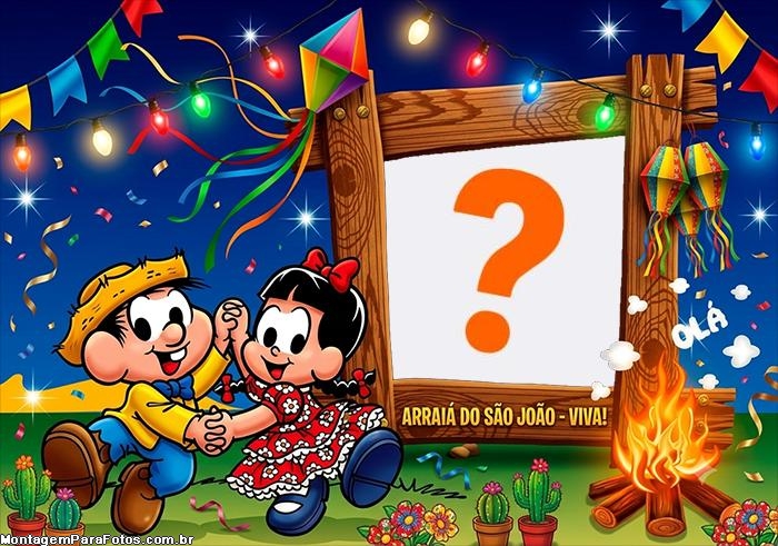 Montagem de fotos online Arraiá do São João Chico Bentô