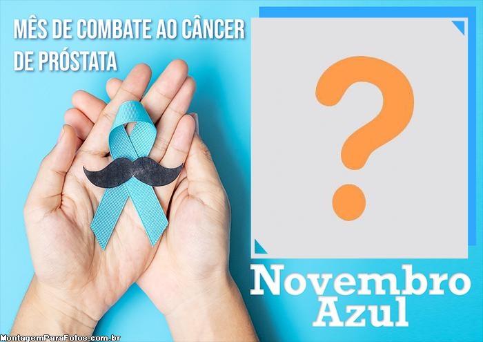 Novembro Azul Montar Grátis Foto