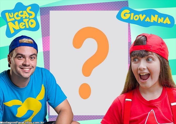 Luccas Neto e Giovanna Montagem de Foto