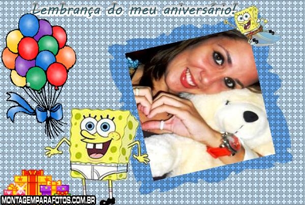 Lembrança Niver Bob Esponja