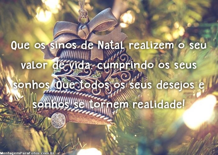 Mensagem Sinos de Natal