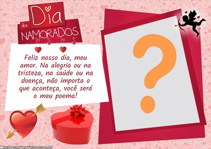 Feliz Nosso Dia dos Namorados Montar Online