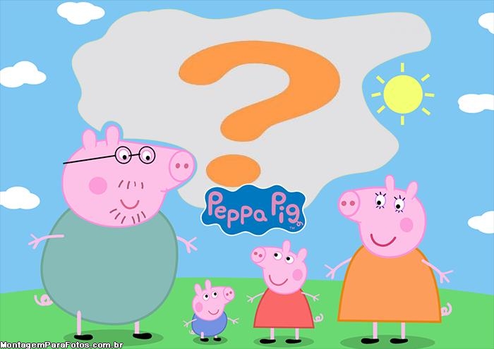 Peppa Pig Colagem de Foto