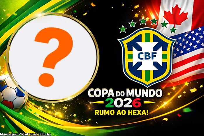 Canada EUA e CBF Copa do Mundo 2026 fotos online grátis