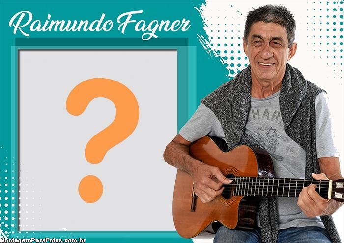 Cantor Fagner Moldura para Montagem de Foto