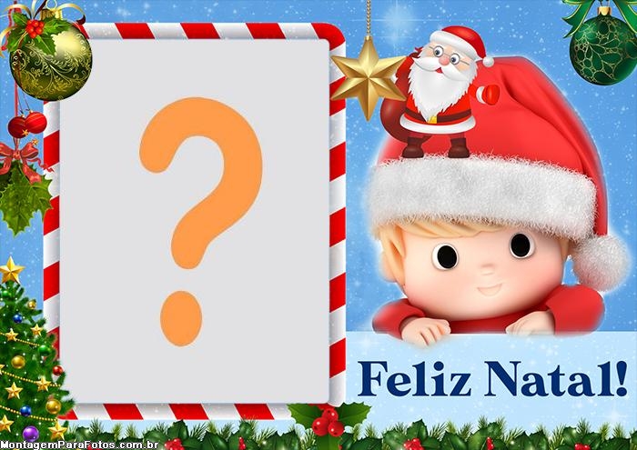 Papai Noel Infantil Feliz Natal