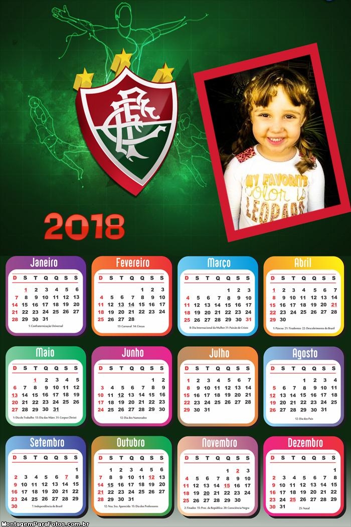 Calendário 2018 Fluminense