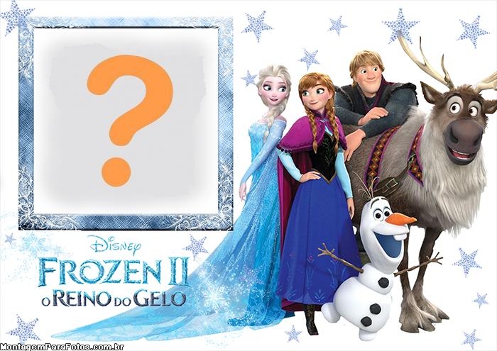 Moldura Frozen 2 O Reino do Gelo