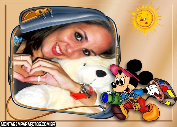 Moldura Turismo com Mickey