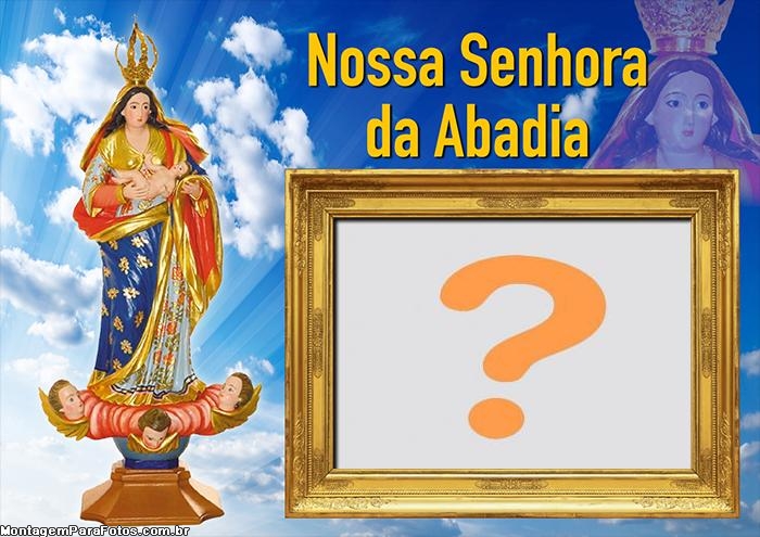 Nossa Senhora da Abadia Colagem Grátis de Foto
