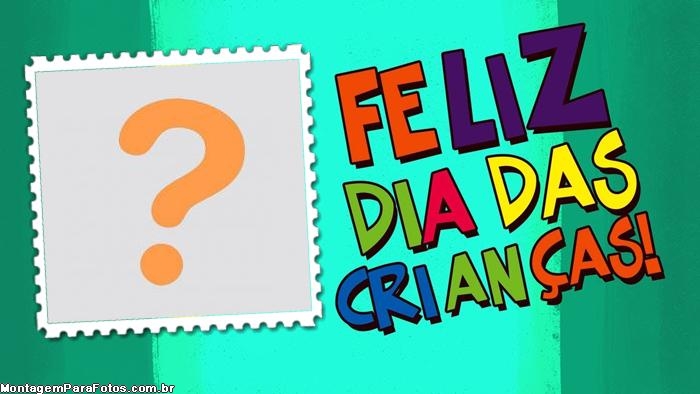 Feliz Dia das Crianças Colorido