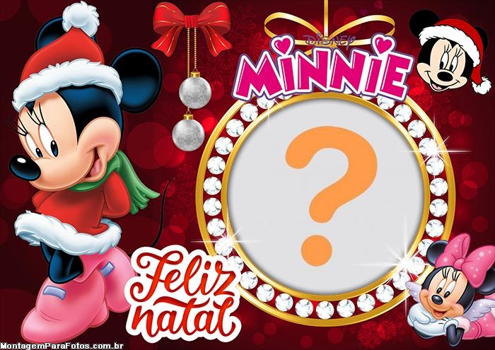 Minnie Noel Feliz Natal Fazer Montagem