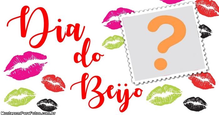 Dia do Beijo Moldura