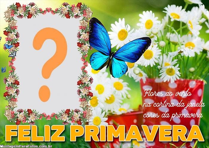 Feliz Primavera Online Montagem de Foto