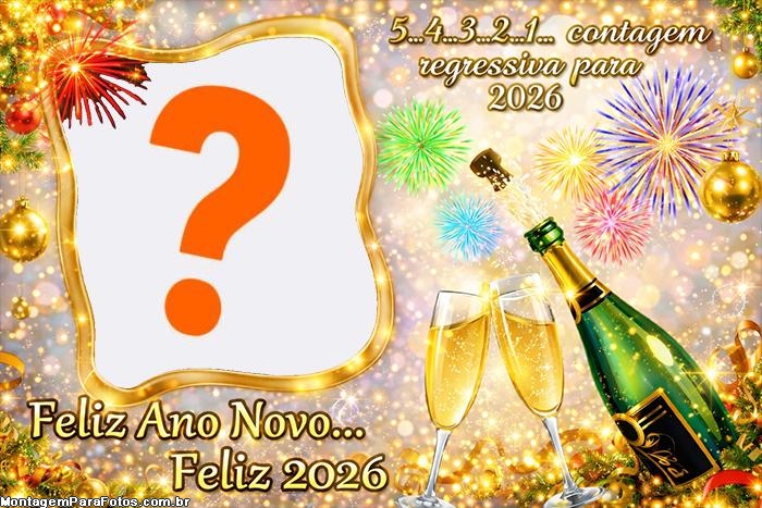 Contagem regressiva para 2026 Montagem de Foto