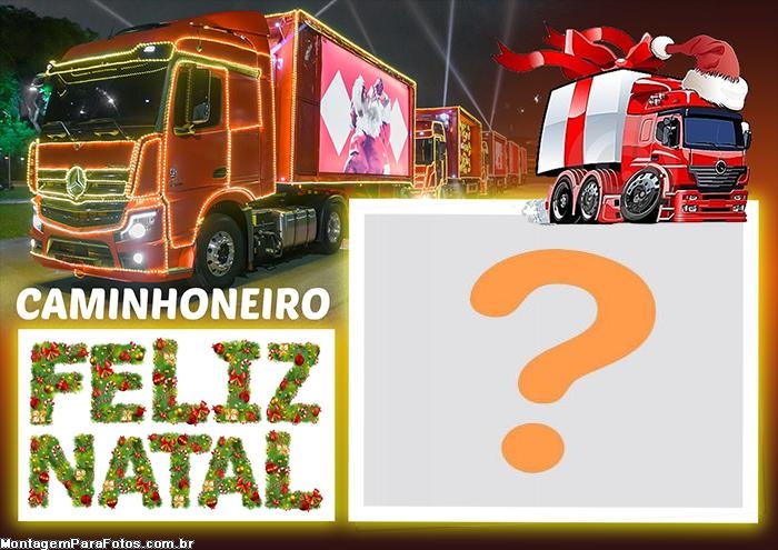 Natal Editar Grátis Caminhoneiro Online