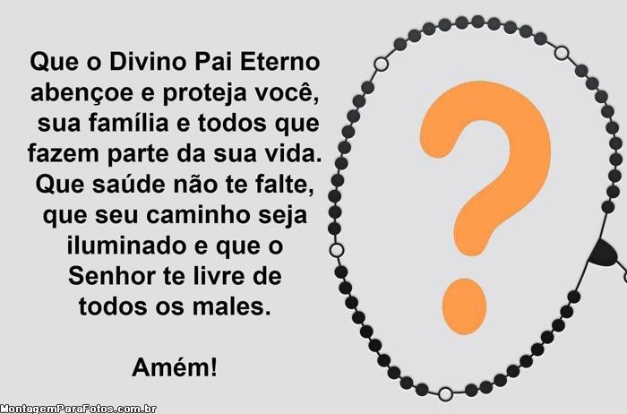 Oração Divino Pai Eterno