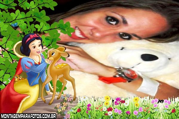 Branca de Neve e Bambi Feliz