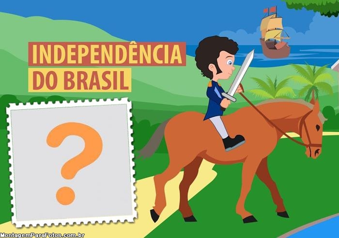 Independência do Brasil Cavaleiro Moldura