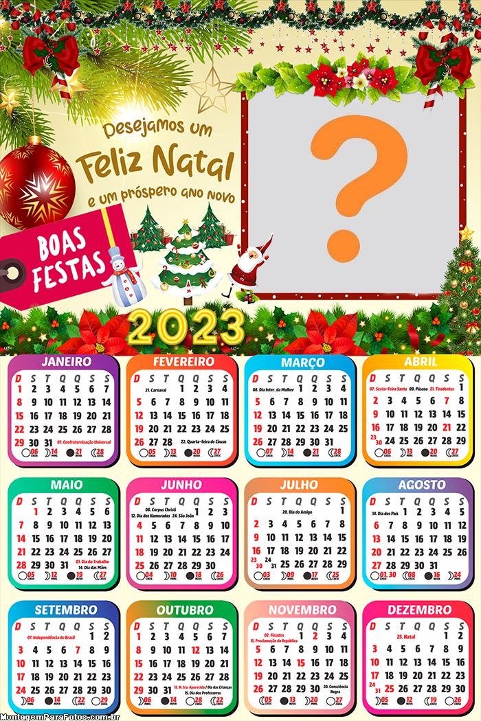 Calendário 2023 Snoop Boneco de Neve Feliz Natal para Colagem de Foto em  PNG, faça você mesmo montagem de foto em…