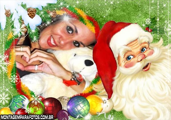 Bolinhas de Natal e Papai Noel