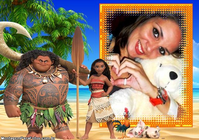 Moana Filme Moldura